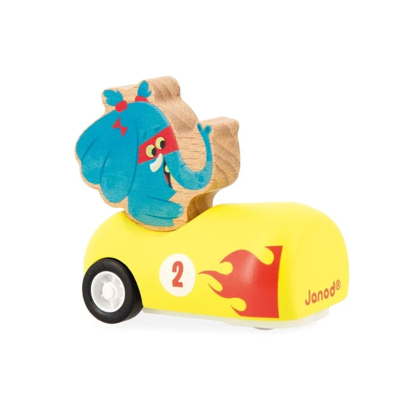 Janod Applepop Pull Back Car