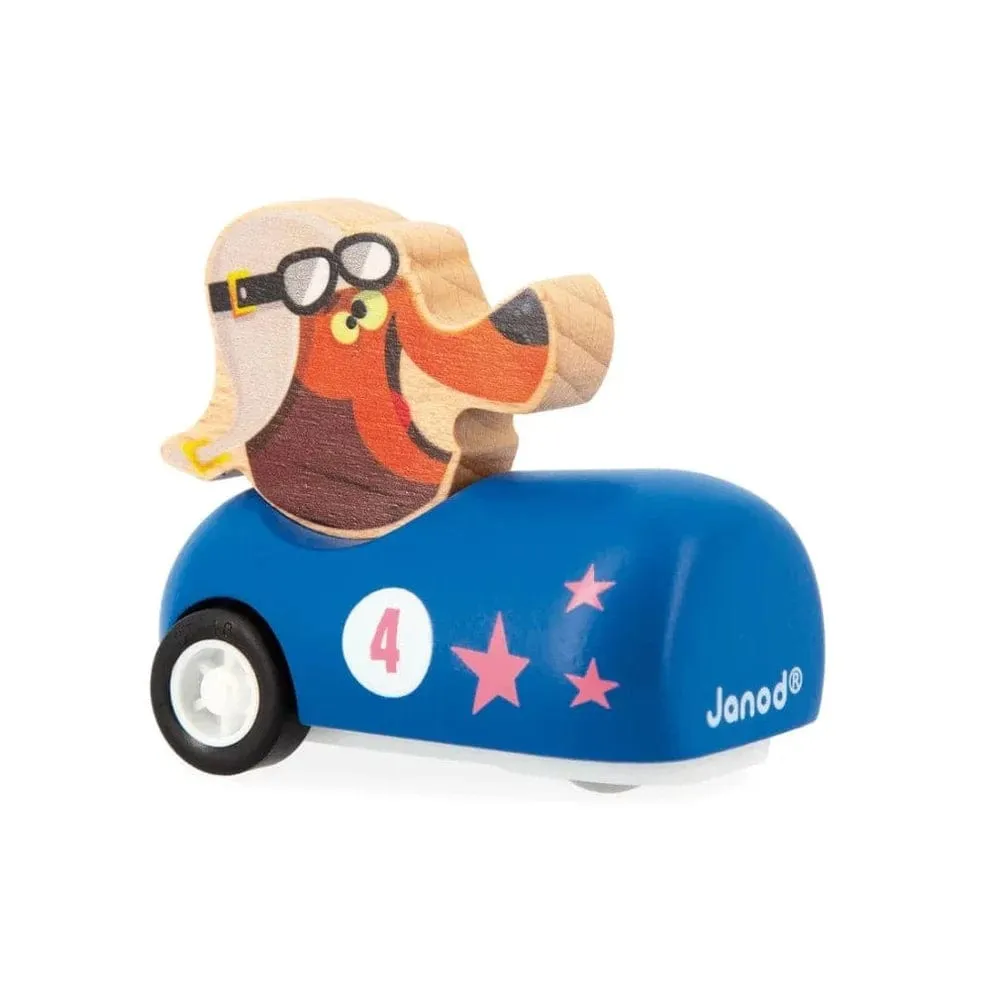 Janod Applepop Pull Back Car