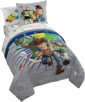 Jay Franco Disney Pixar Bed Set, Twin, Toy Story 4