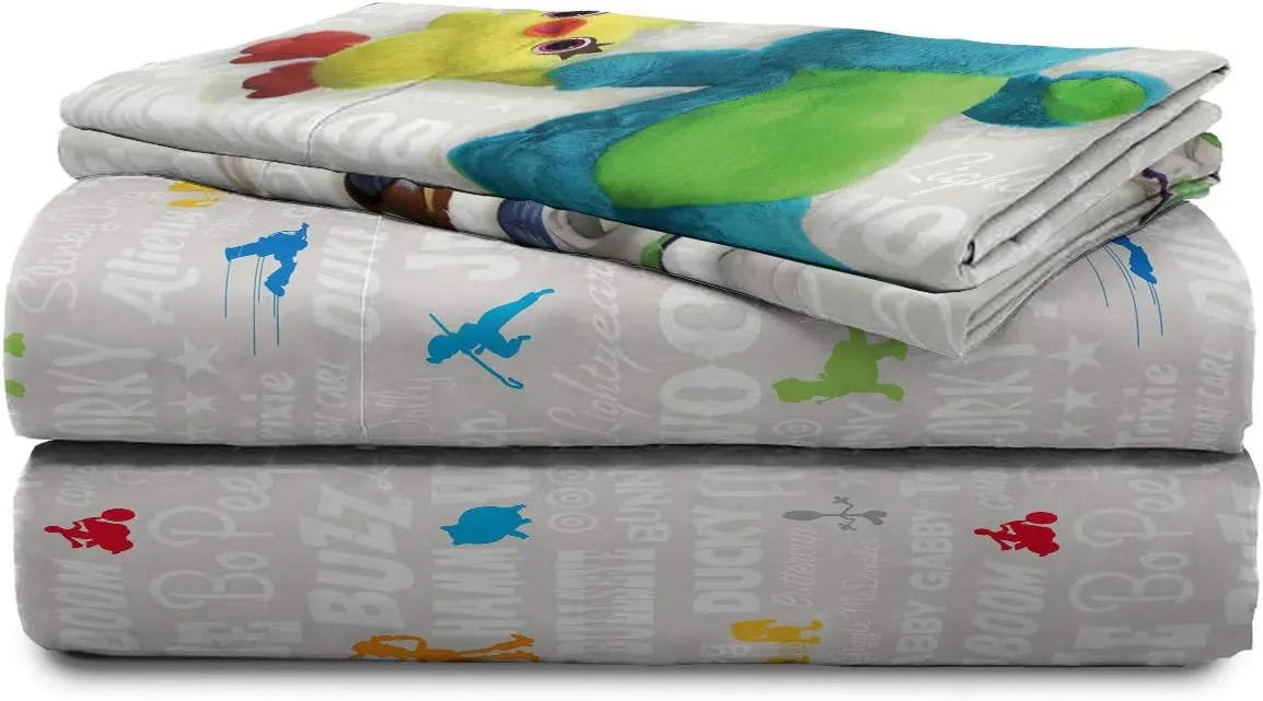 Jay Franco Disney Pixar Bed Set, Twin, Toy Story 4