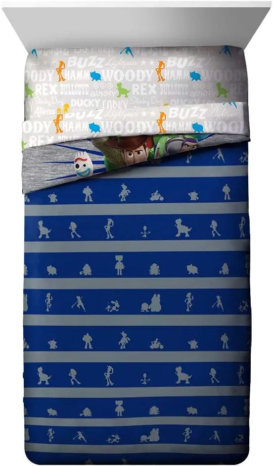 Jay Franco Disney Pixar Bed Set, Twin, Toy Story 4