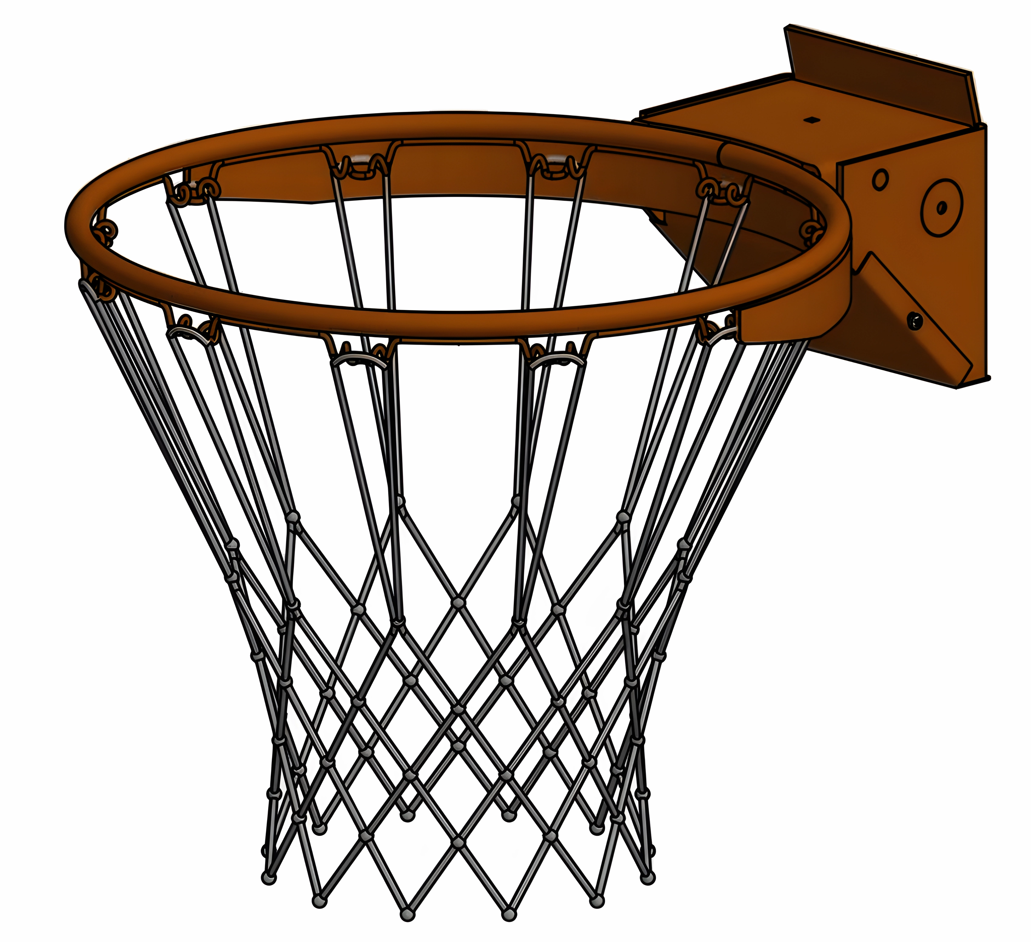 Jaypro Basketball Goal - Breakaway Goal, 42" & 48" Backboard, Indoor/Outdoor - NFHS Compliant (GBR360)
