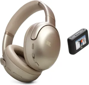 JBL Tour One M3 Smart Tx - Wireless Over-Ear Noise Cancelling Headphones with Smart Transmitter, Hi-Res Audio (3.5mm or USB-C), Spatial 360 Sound with Head Tracking & 70Hrs of Playback (Mocha)