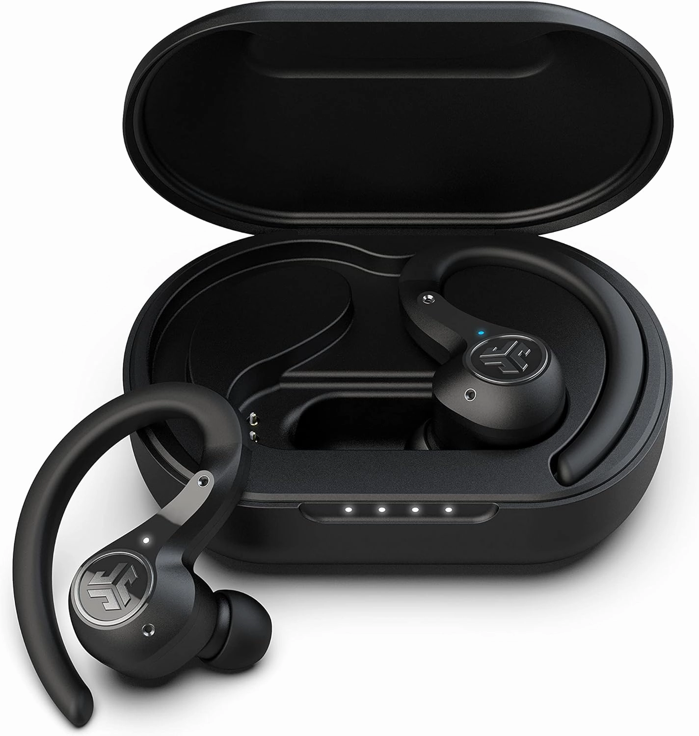 JLab Epic Air Sport ANC Gen 2 True Wireless Bluetooth Earbuds, Headphones for Working Out, IP66 Sweatproof, 15-Hour Battery Life  55-Hour Charging Case, Music Controls, 3 EQ Sound Settings