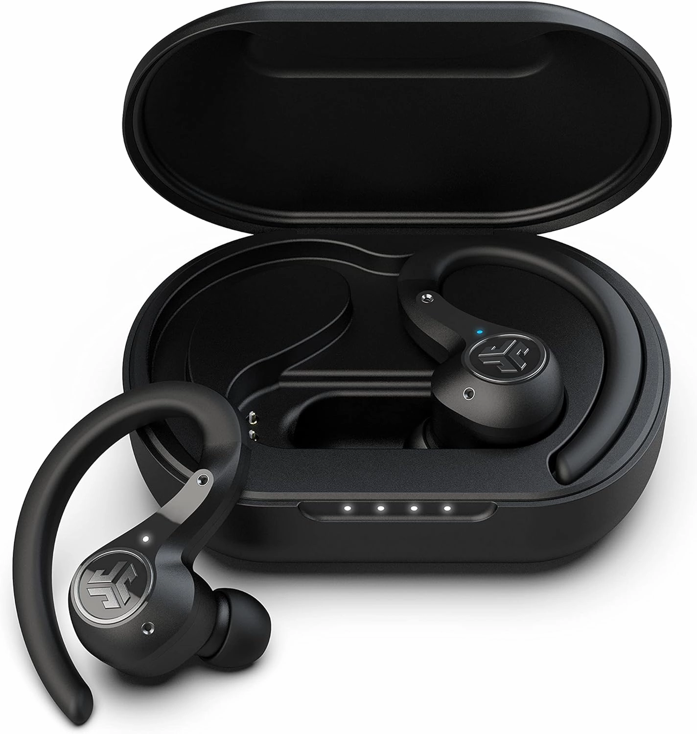 JLab Epic Air Sport ANC Gen 2 True Wireless Bluetooth Earbuds, Headphones for Working Out, IP66 Sweatproof, 15-Hour Battery Life  55-Hour Charging Case, Music Controls, 3 EQ Sound Settings