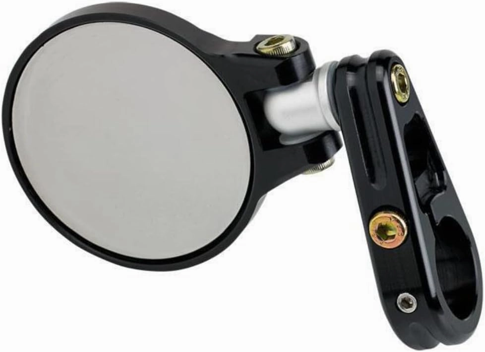 JOKER MACHINE MIRROR 2-1/4" FOLD BLK- 09-302B