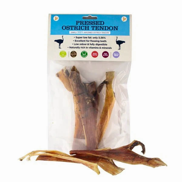 JR Pet Products Pressed Ostrich Tendon for Dogs