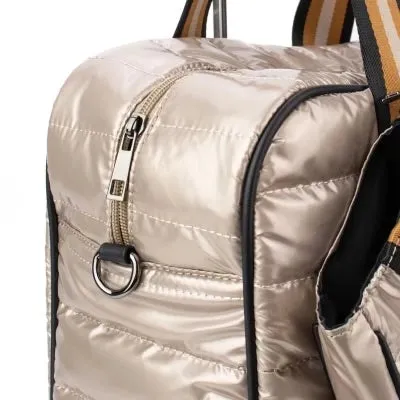 Judy Puffer Pickle Ball Tote Beige