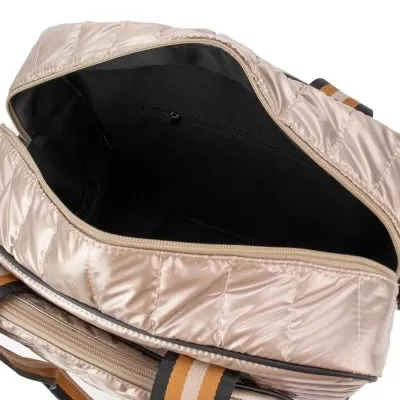 Judy Puffer Pickle Ball Tote Beige