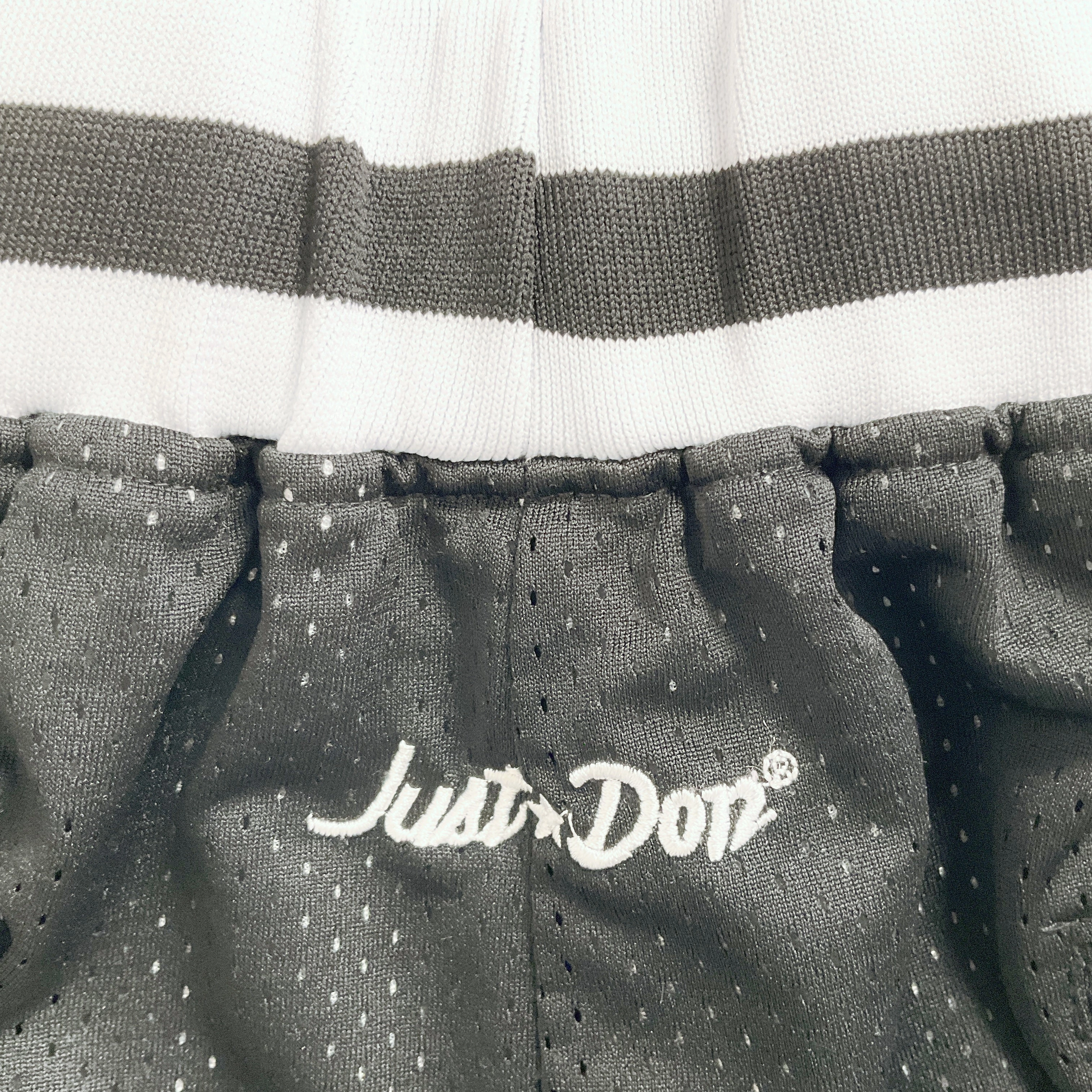 JUST DON - Black Brooklyn Nets Basketball Shorts