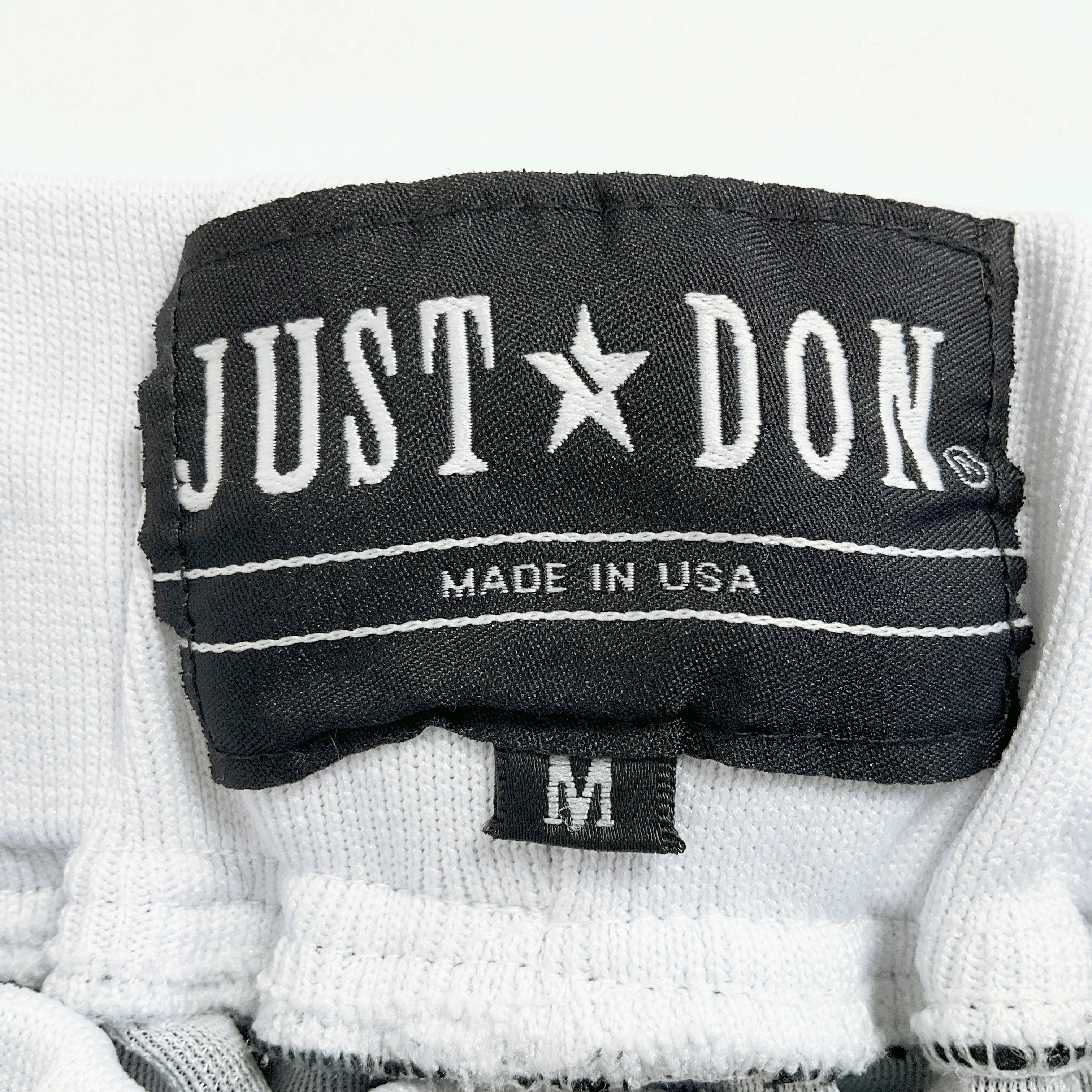 JUST DON - Black Brooklyn Nets Basketball Shorts