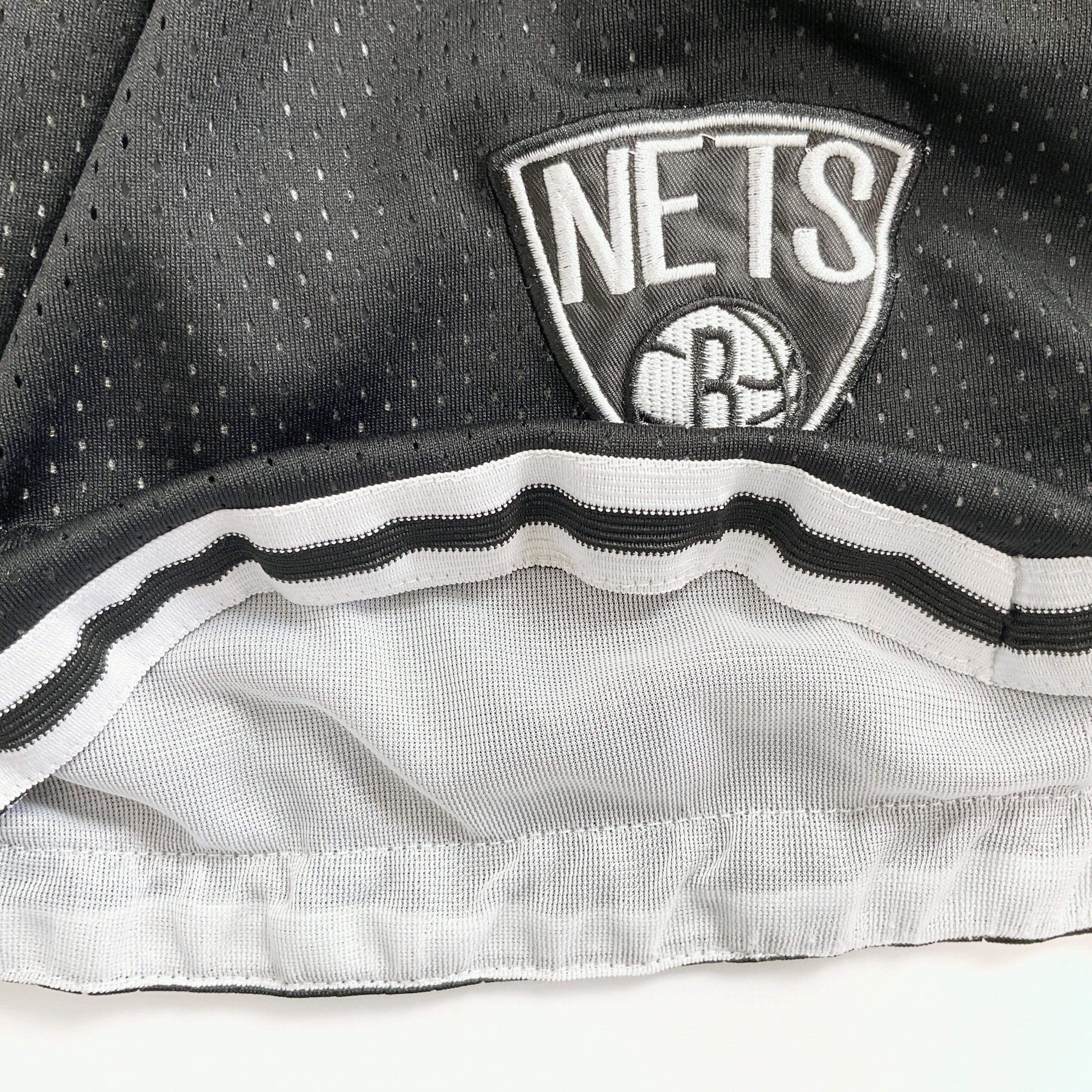 JUST DON - Black Brooklyn Nets Basketball Shorts