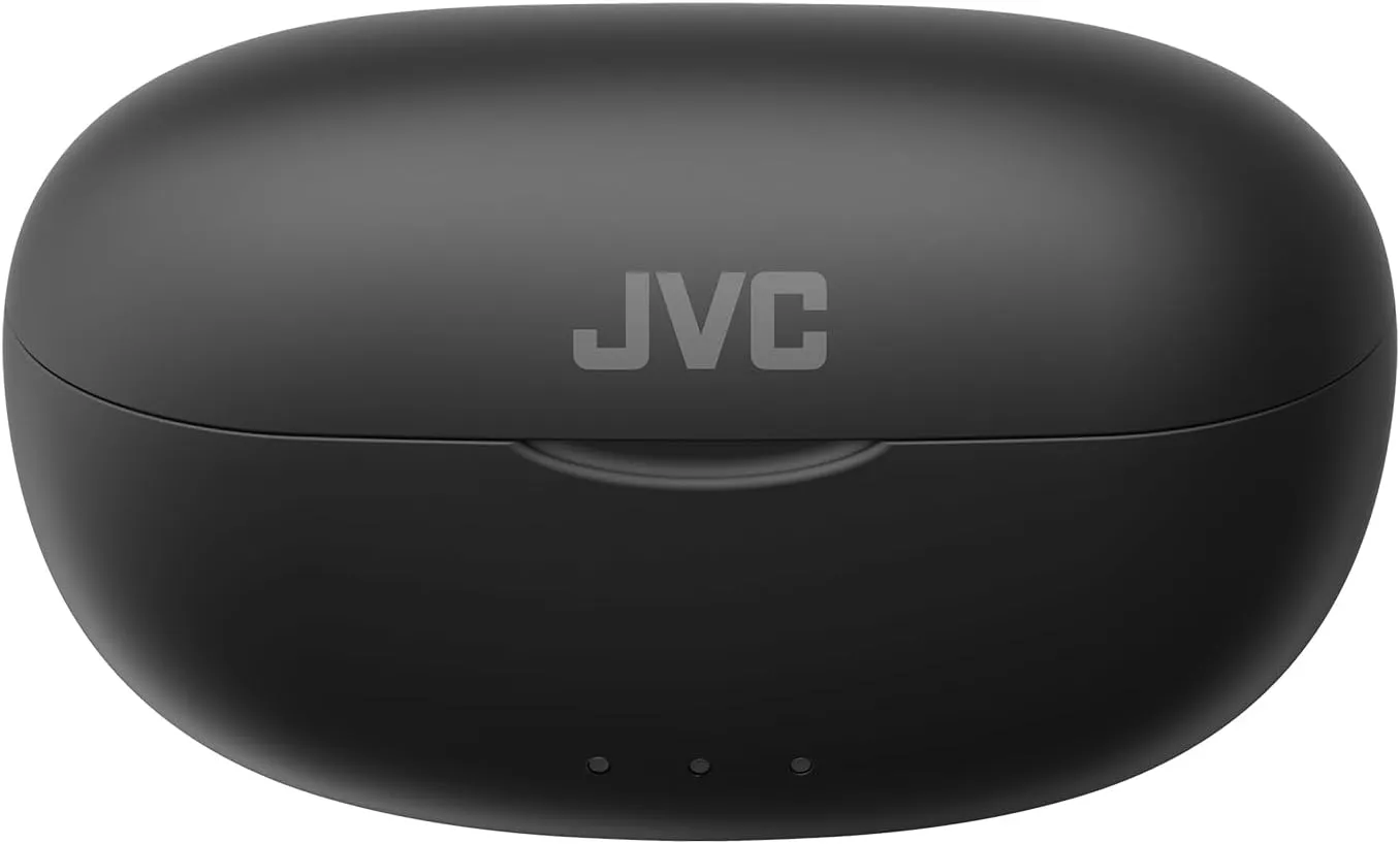 JVC Gumy True Wireless Earbuds, Bluetooth 5.3, Charging Case, 24-Hour Playback, IPX4 Water Resistant, Comfortable Secure Fit with XS/S/M/L Earpieces, Built-in Mic for Calls, iPhone/Android/PC - HAA7T2