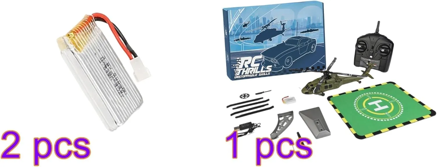 K170 UH-60L Blackhawk 2.4G 4CH Flybarless RC Helicopter, 170-Class RTF with Auto-Hover & Ambidextrous Throttle, Scale Military Model (RTF Version with 3 Batteries)