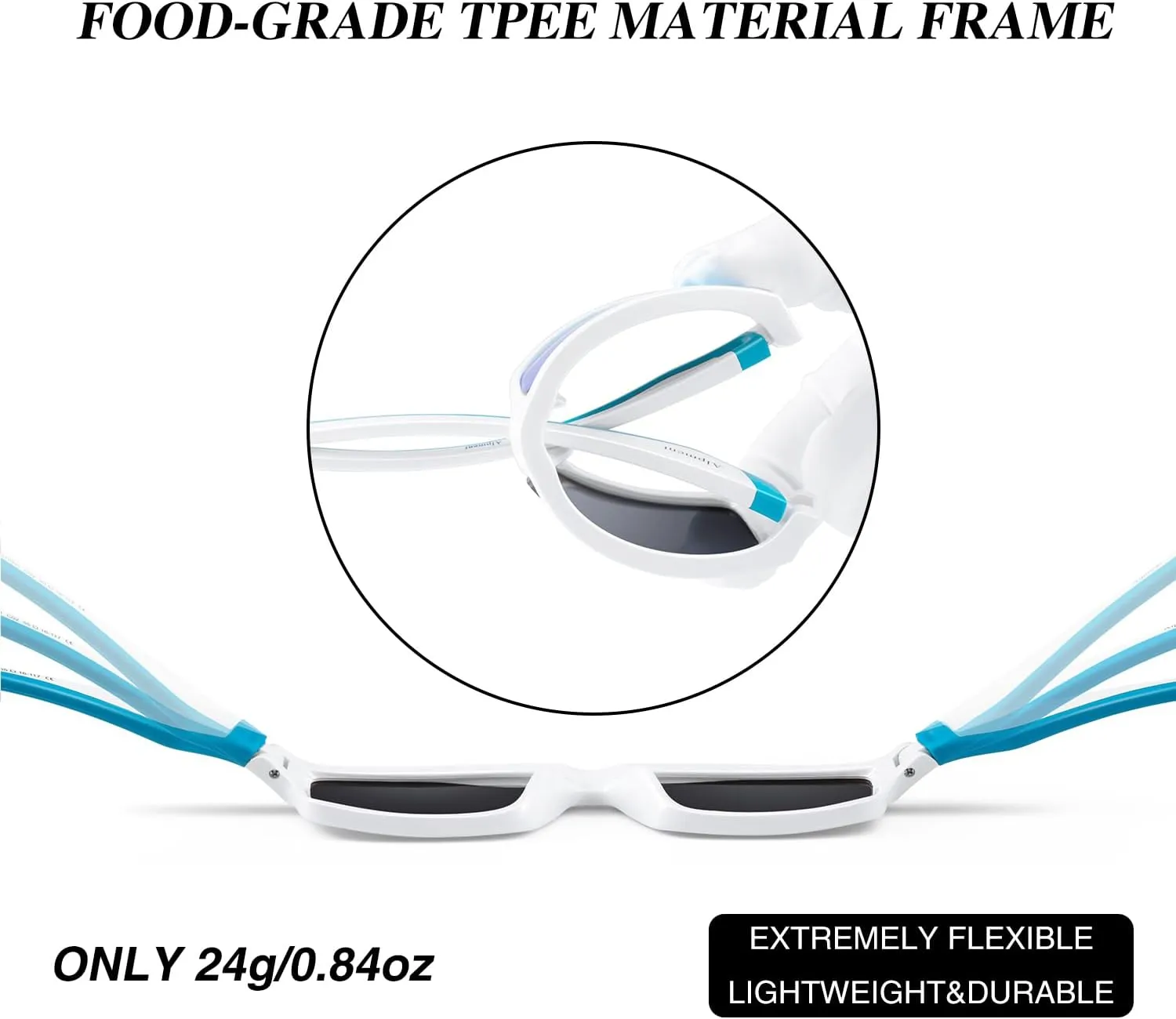 Kids Polarized Sunglasses Sport TPEE Unbreakable Frame with Adjustable Strap for Boys Girls Age 6-12