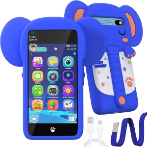 Kids Toys Phone for 3 4 5 6 7 Years Old, 3.97" Touchscreen Christmas Birthday Gifts, Toddler Toys Phone with Music Player Puzzle Games 16 GB Storage Alarm Kids Toys for Ages 3-12 Kids