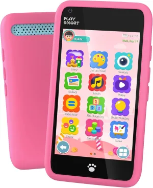 Kids Toys Smart Phone, 3.97" Touchscreen Phone Girls Toys, Gifts for Kids Age 3-12, Toddler Toys Learning Smartphone, Cell Phone with Front Camera Only (No Dual Camera)