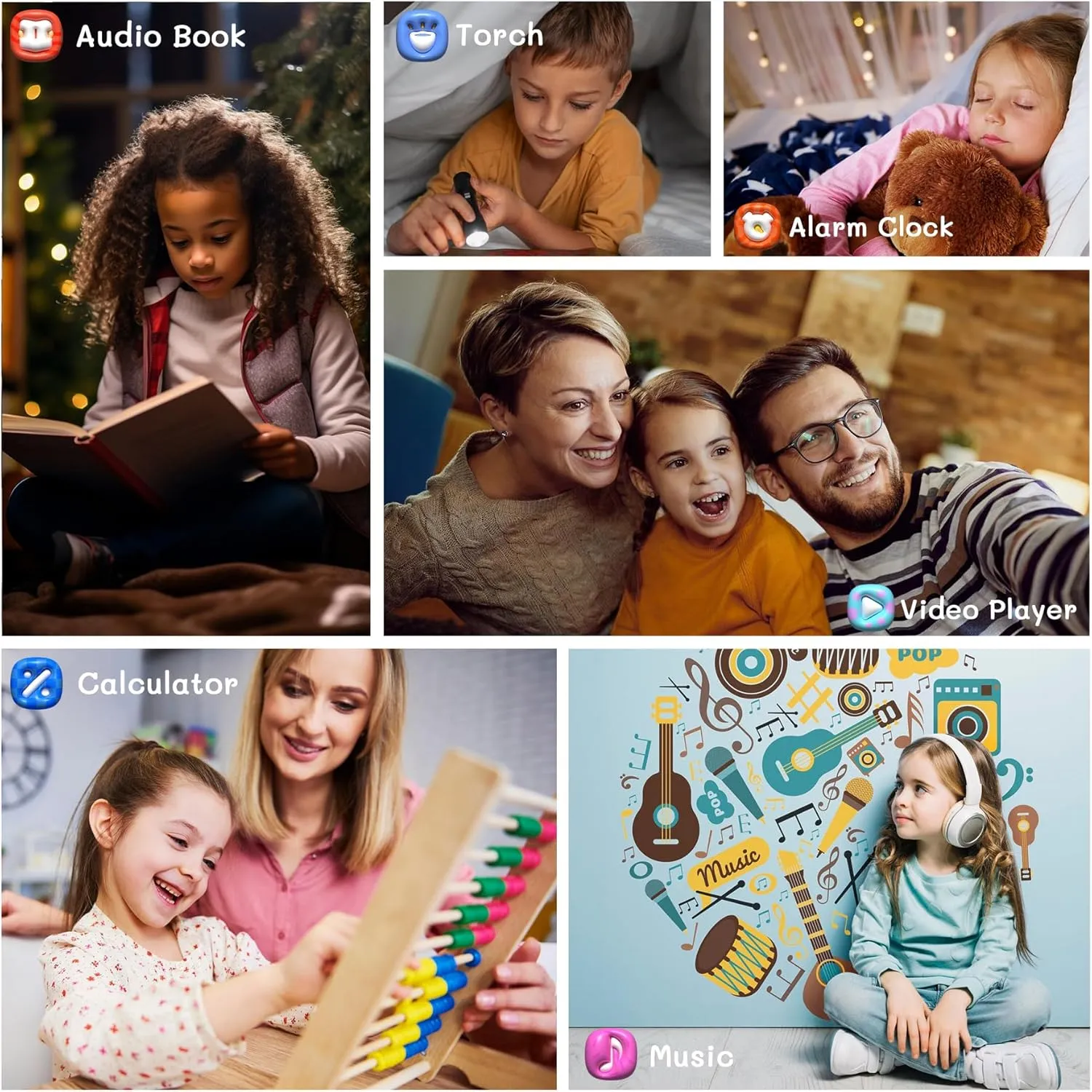 Kids Watch for Girls Ages 3-12 Watches for Girls with 26 Games Pedometer Selfie Camera Calendar Learning Card Audio Book Educational Toy Watch for Girls Birthday Gift Ideas for Kids