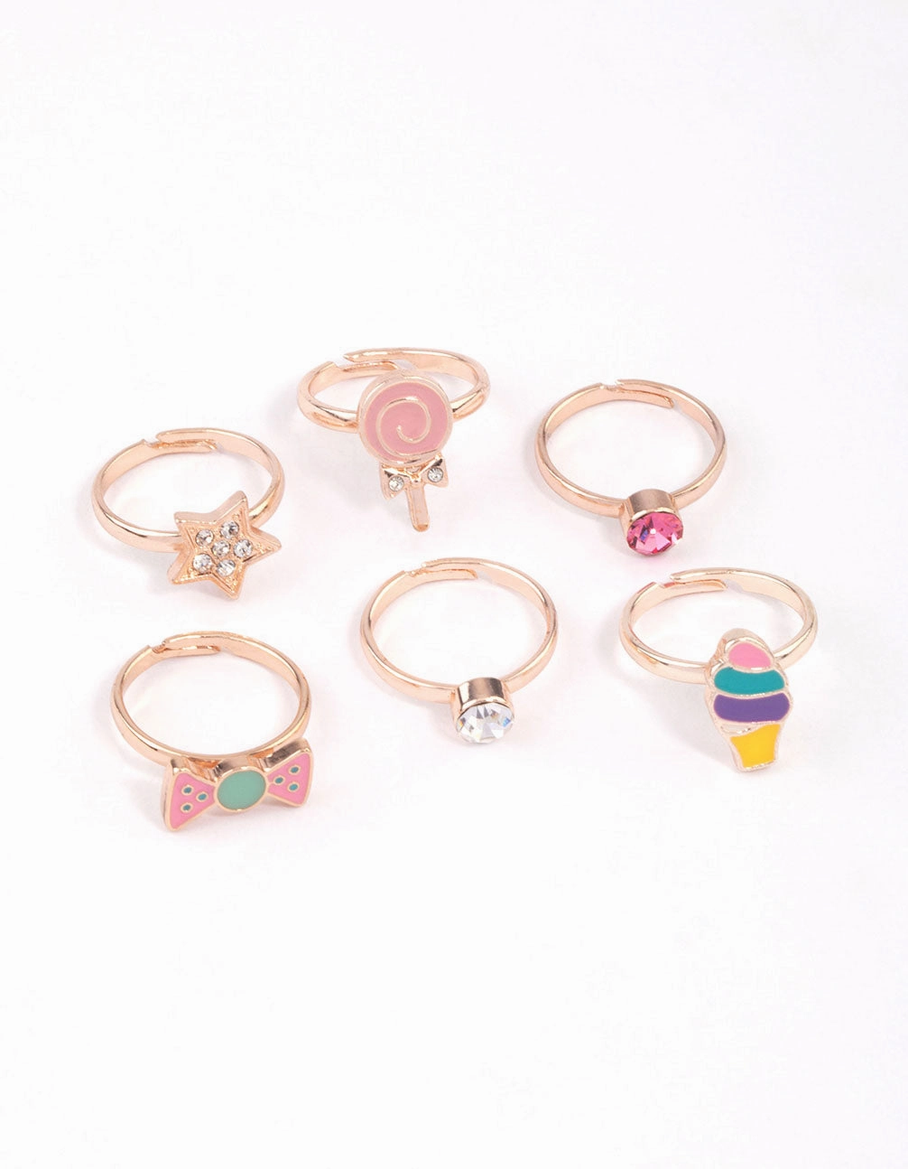 Kids Candy Sweet Ring 6-Pack