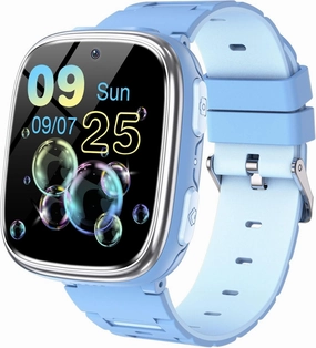 Kids Smart Watch Toys for Boys Girls – Children Watch for Kids 4-12 Years Touch Screen Watch with 15 Games Video Camera Music Player Alarm School Mode Education Birthday Gifts Ages 5 6 7 8 9 10 (Blue)