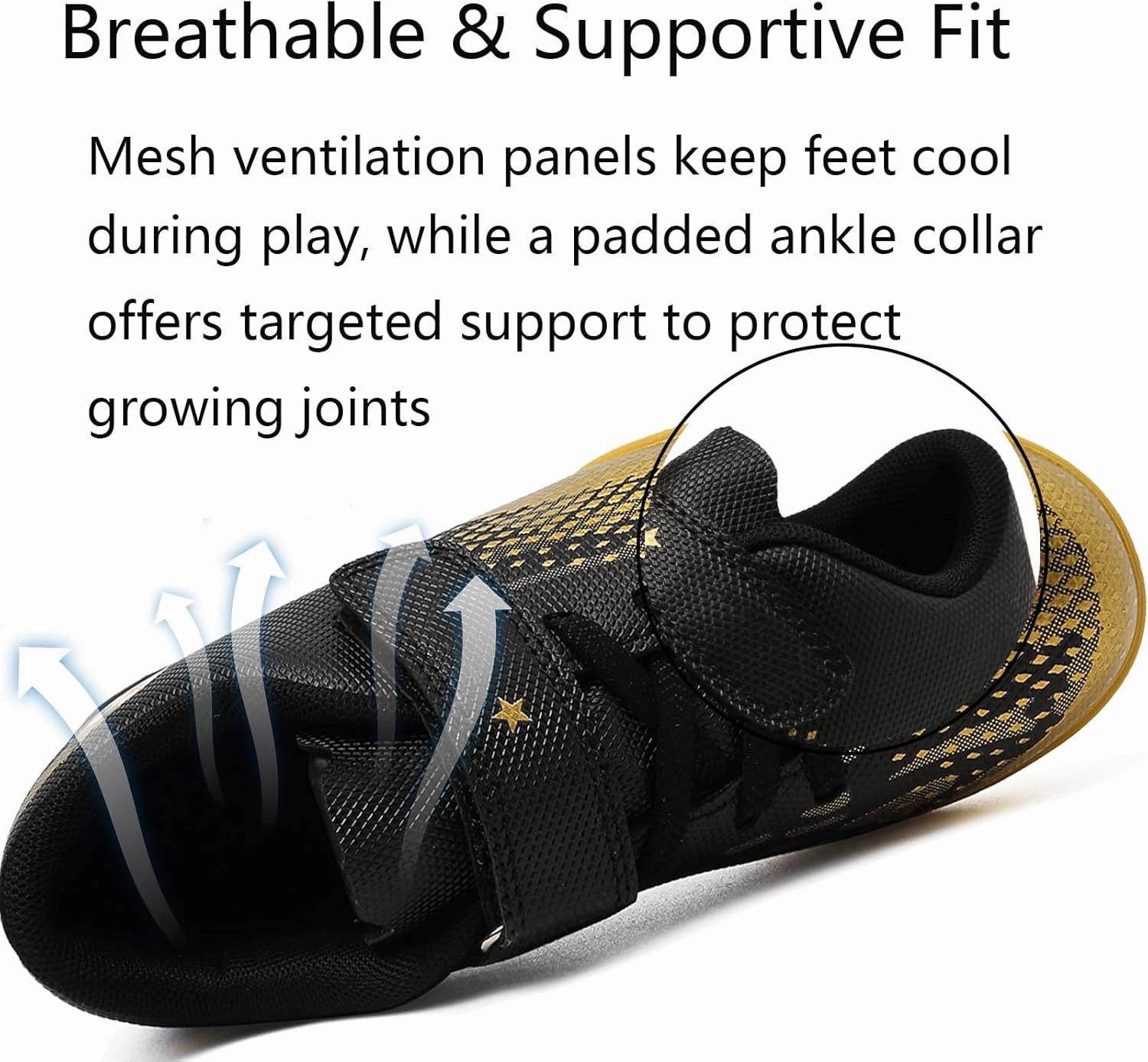 Kids Turf Soccer Shoes Boys Girls Youth Indoor Outdoor Soccer Cleats Football Shoes (Toddler/Little Kid/Big Kid)