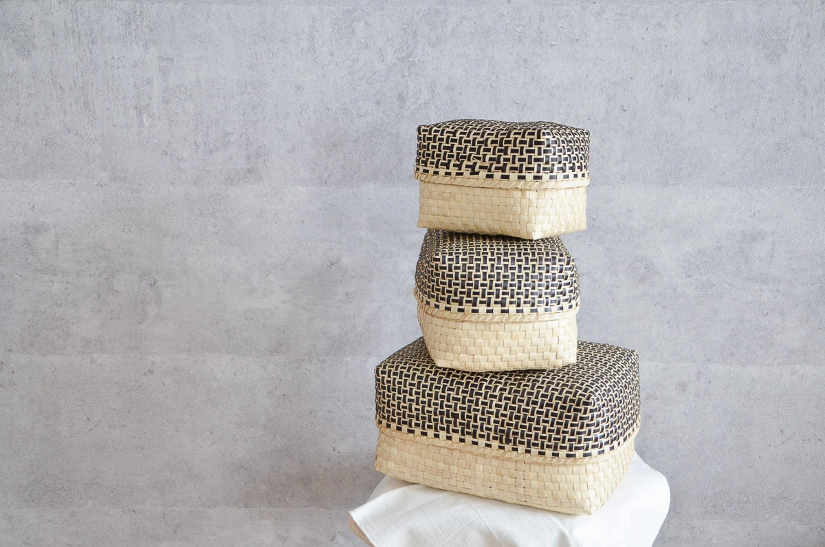 Kottan Basket “Insert Natural” S, M, L / Palm leaf / IND 330910