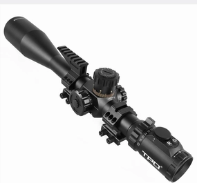 KT12-60X60SAL Long Range Rifle Scope 35mm Tube Side Parallax Adjustment with Scope Rings