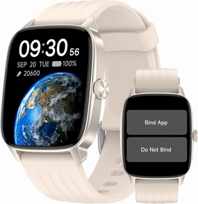 Kummel Pedometer Watch No APP/Phone Required, Waterproof Fitness Tracker Watch with Heart Rate Monitor, Large Screen with Pedometer, Sleep Tracking, Calories & Step Counter, Smart Watch for Women Men