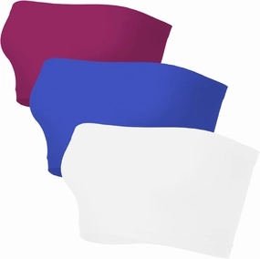 Kurve Seamless Bandeau Tube top - UV Protective Fabric, Rated UPF 50  (Non-Padded) -Made in USA-
