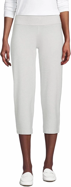 Lands' End Women's Starfish Mid Rise Pull-On Crop Pants