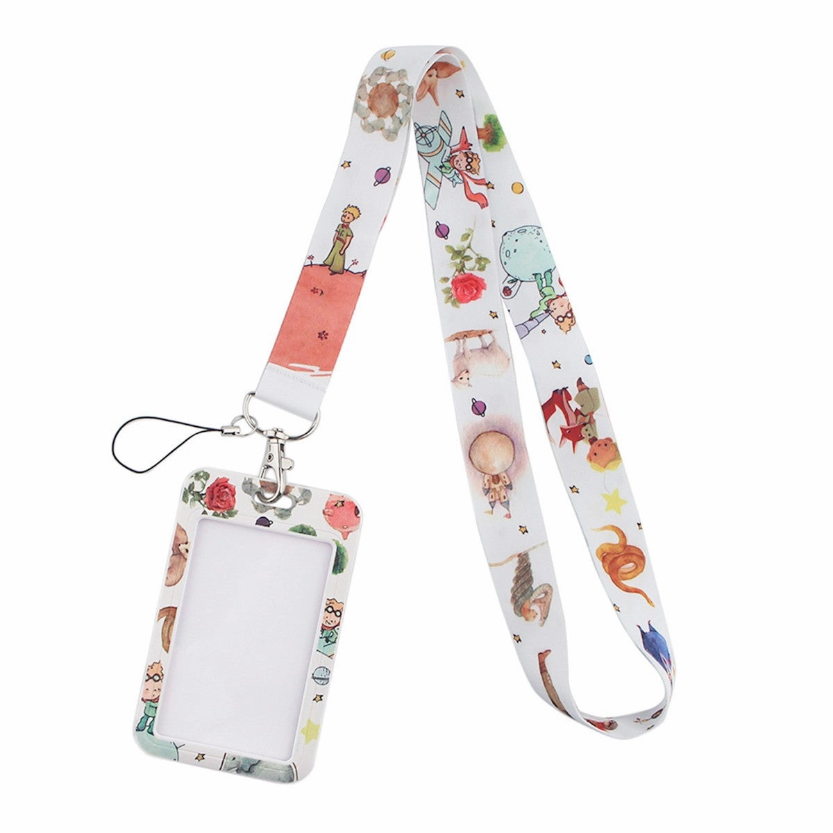 Lanyard with ID Holder Little Prince Helicopter