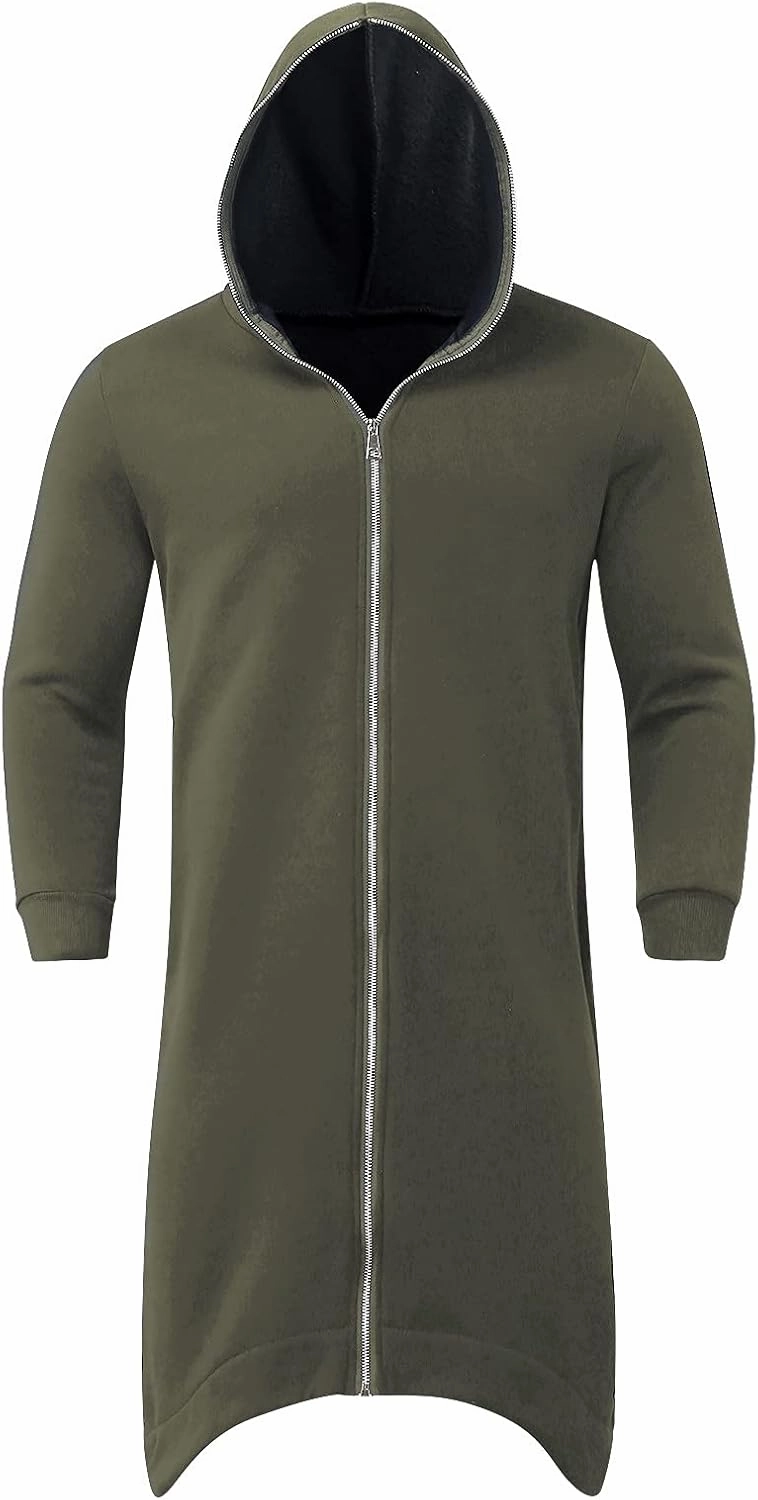 LCMTWX Hoodies for Men Winter Casual Loose Solid Hooded Sweater Top Men's Hooded Fleece Sweatshirt Heavyweight Fleece