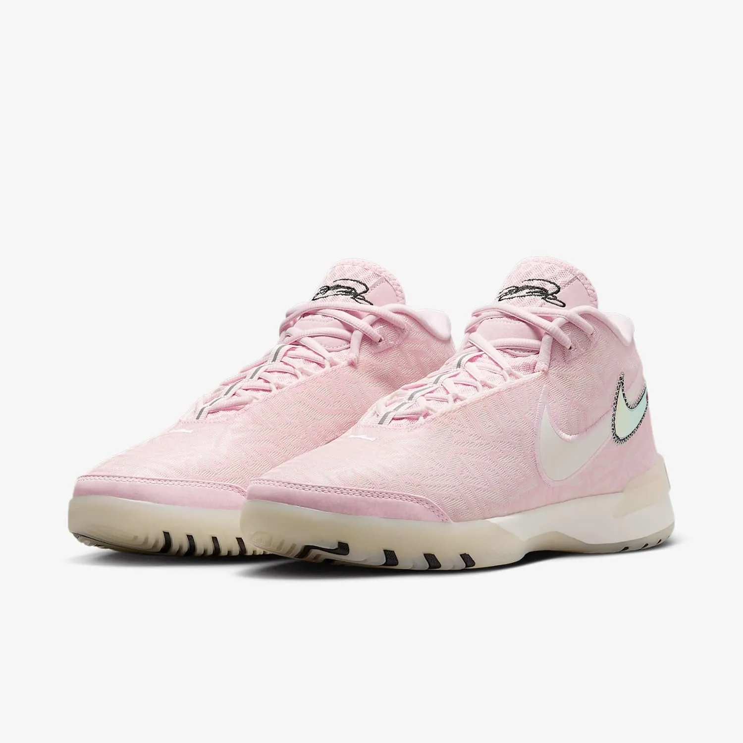 Lebron NXXT Genisus Basketball Shoes (HF0712-602, Pink Foam/Black/Pink Wash/Sail)