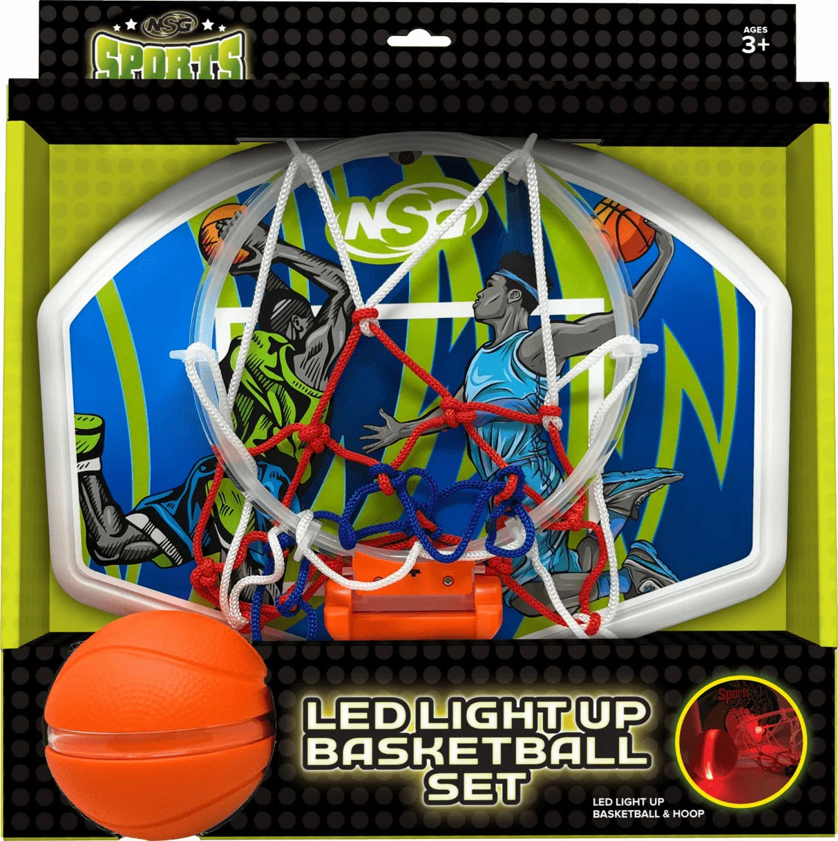 LED Light Up Basketball Set