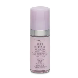 L'Erbolario Hyaluronic Acid Triple Action Eye Contour Face Cream - Moisturizes And Tones Skin - Fast Absorbing, Non-Greasy - Hyaluronic Acid And Hibiscus Oil - For Radiant and Smooth Appearance - 1 Oz