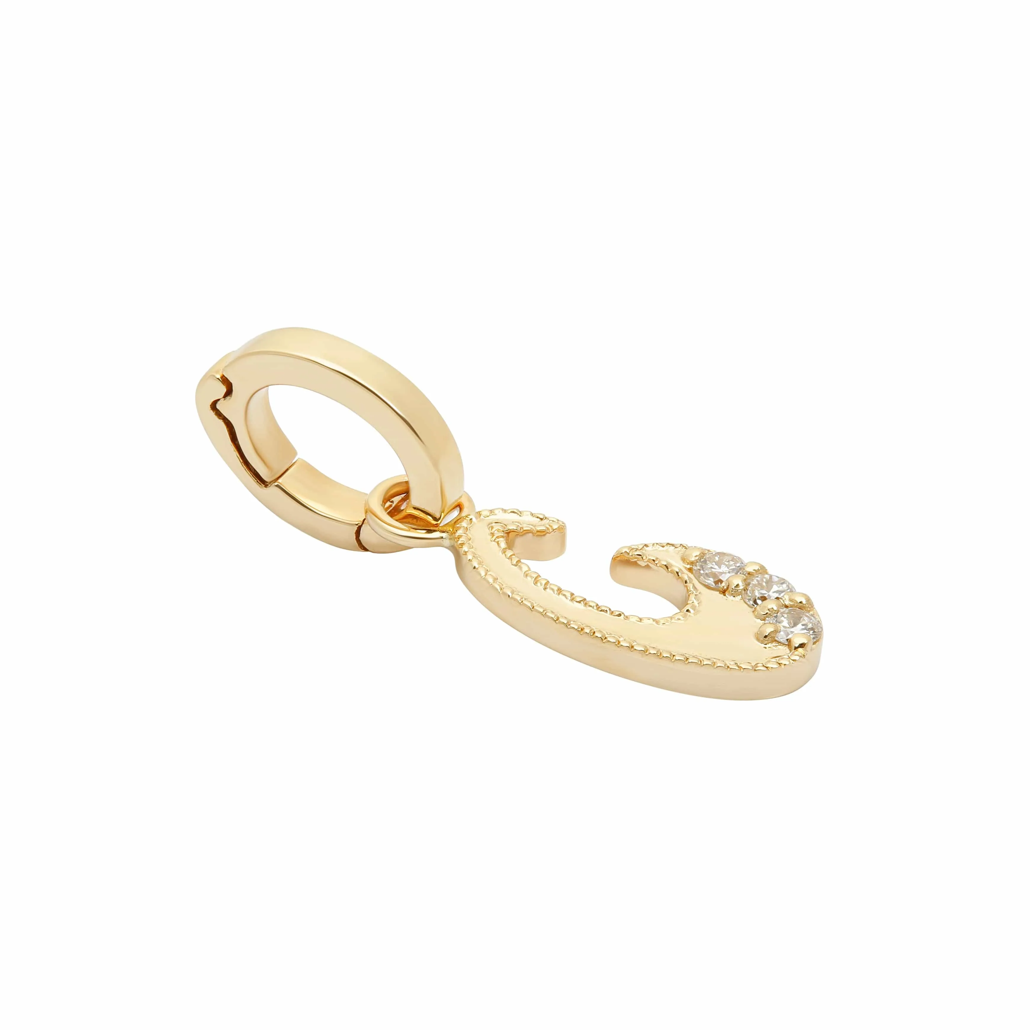 Letter C Initial Pendant