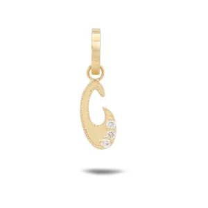 Letter C Initial Pendant