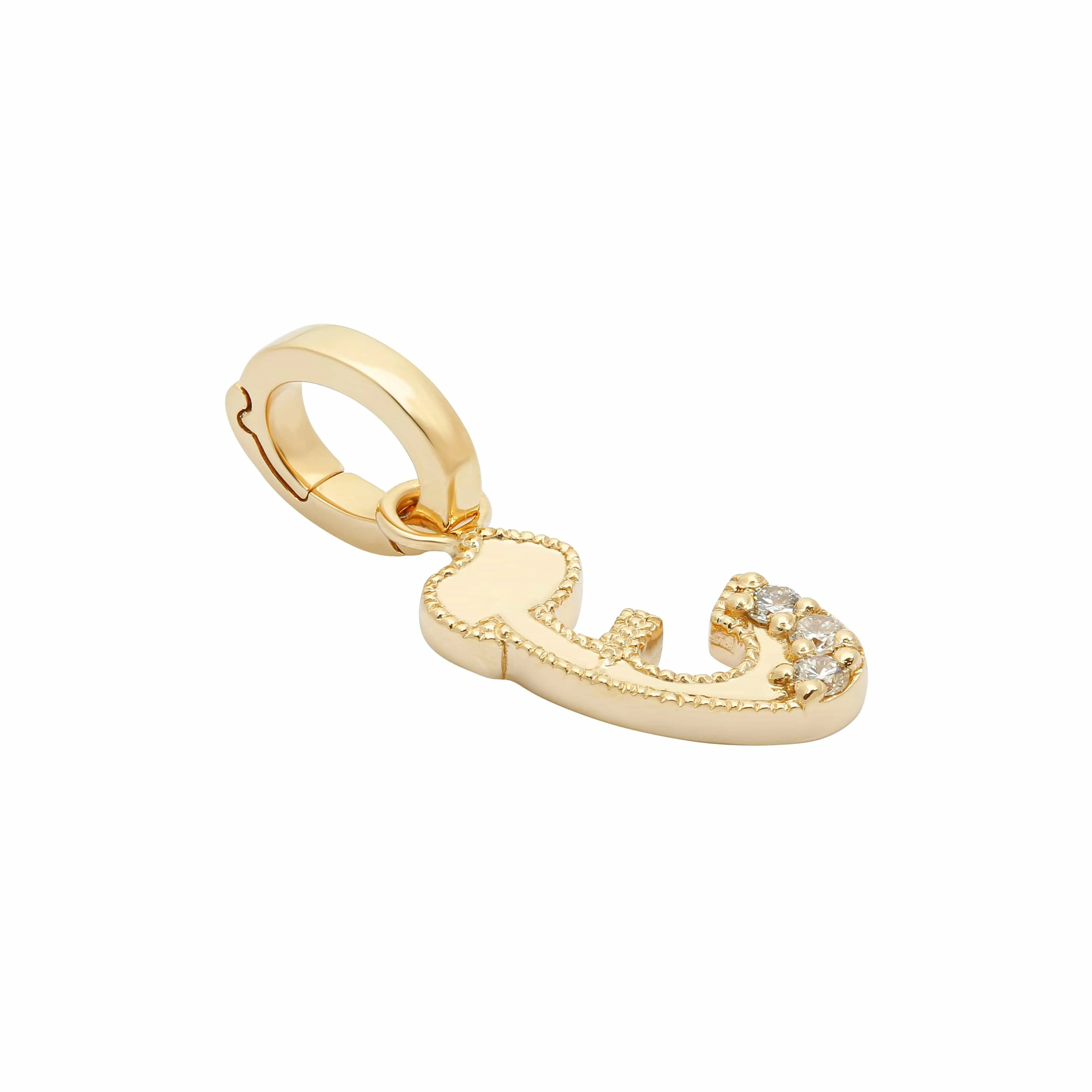Letter E Initial Pendant
