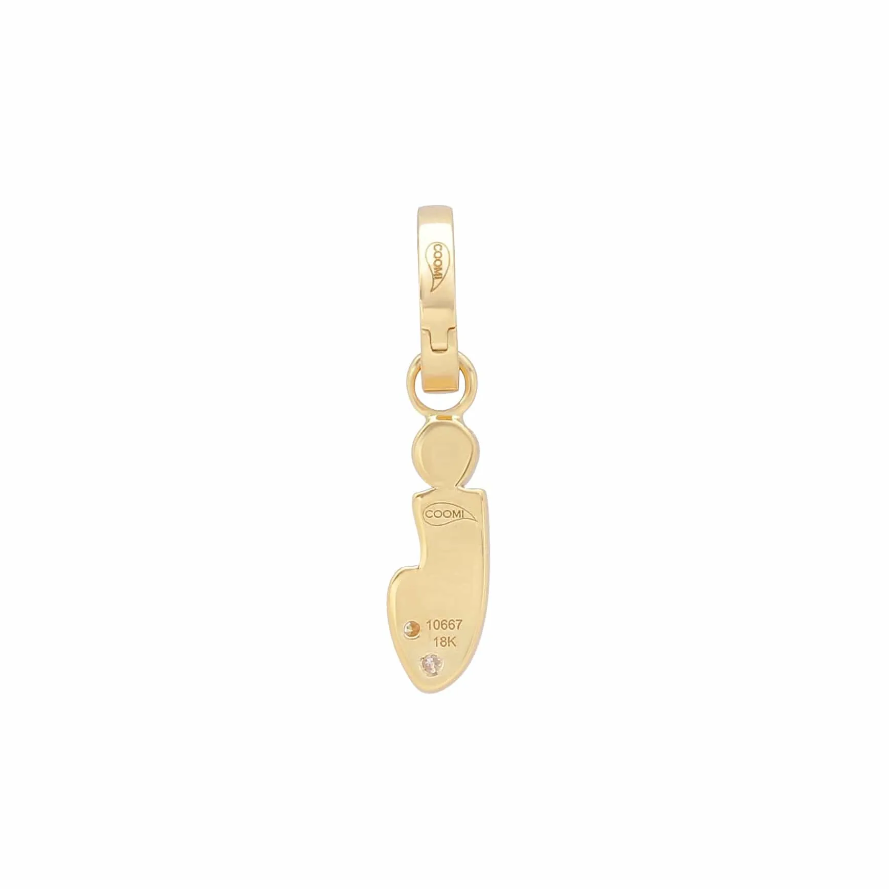 Letter I Initial Pendant