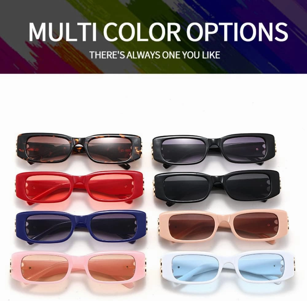 Letter B Sunglasses Women Retro Narrow Rectangle Ladies Sun glasses