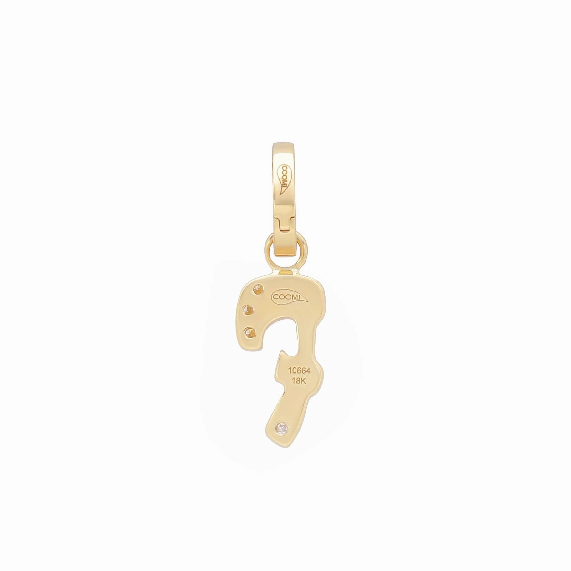 Letter F Initial Pendant