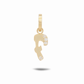 Letter F Initial Pendant