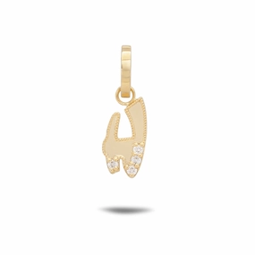 Letter H Initial Pendant