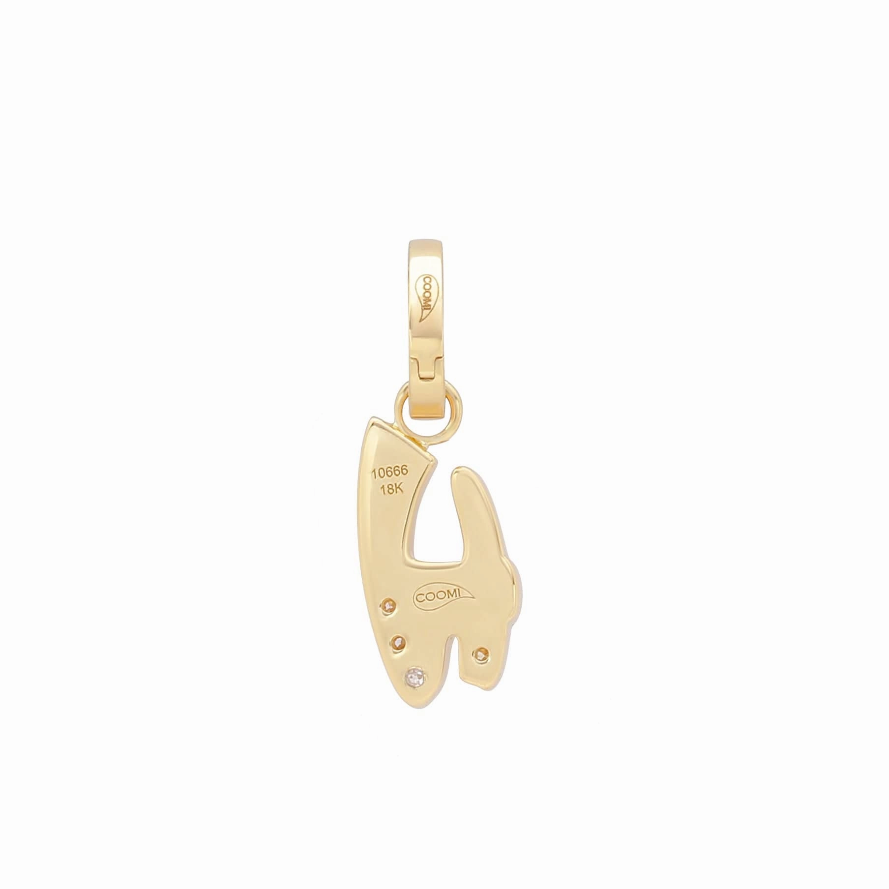 Letter H Initial Pendant