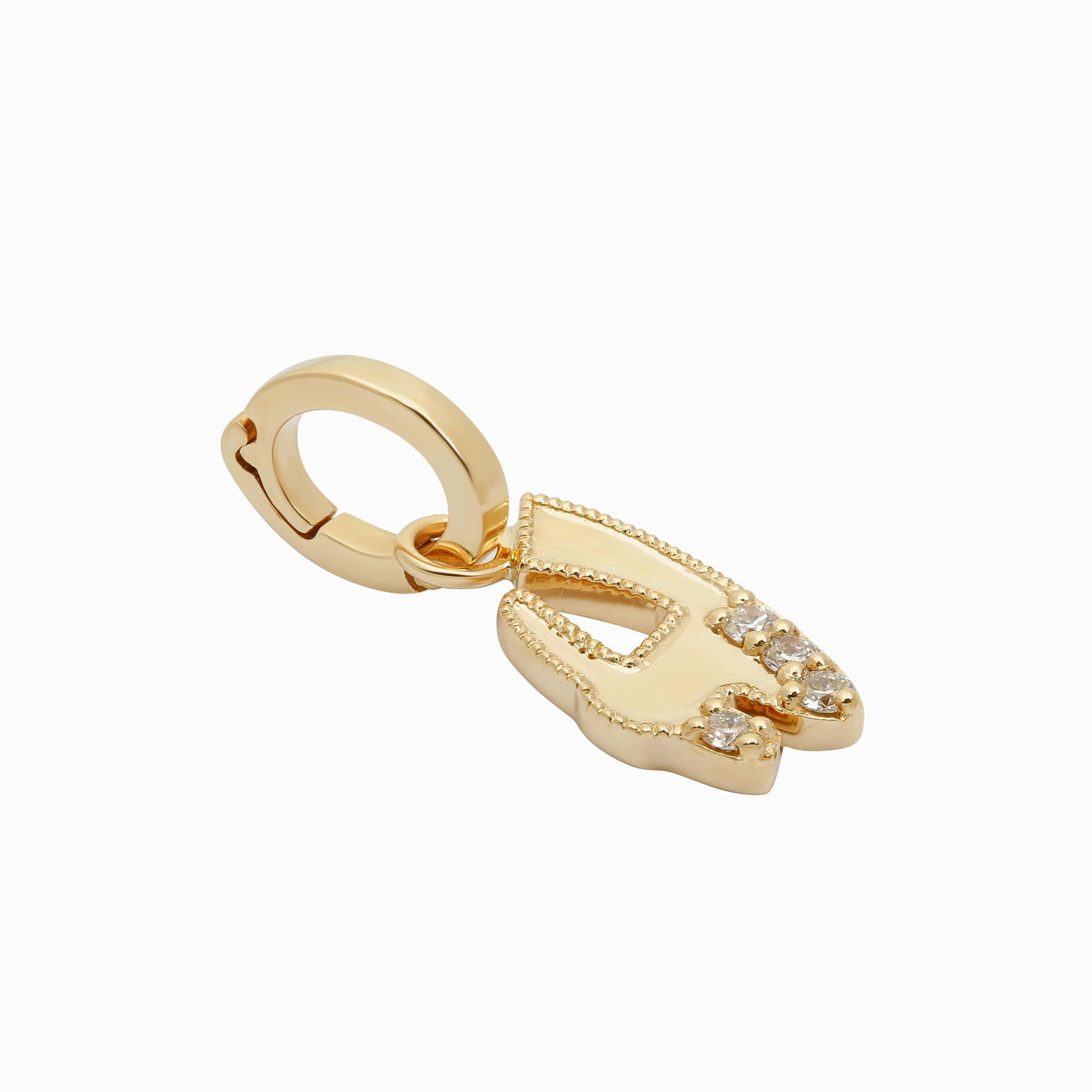 Letter H Initial Pendant