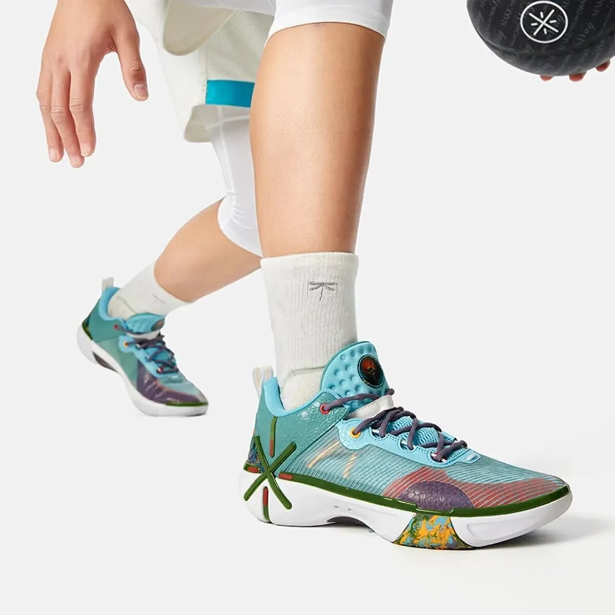 LI-NING Wade Shadow 6 & 6V2 Series Men's Lightweight Breathable Anti Slip and Rebound Professional Basketball Game Shoes ABPU029 ABPV021