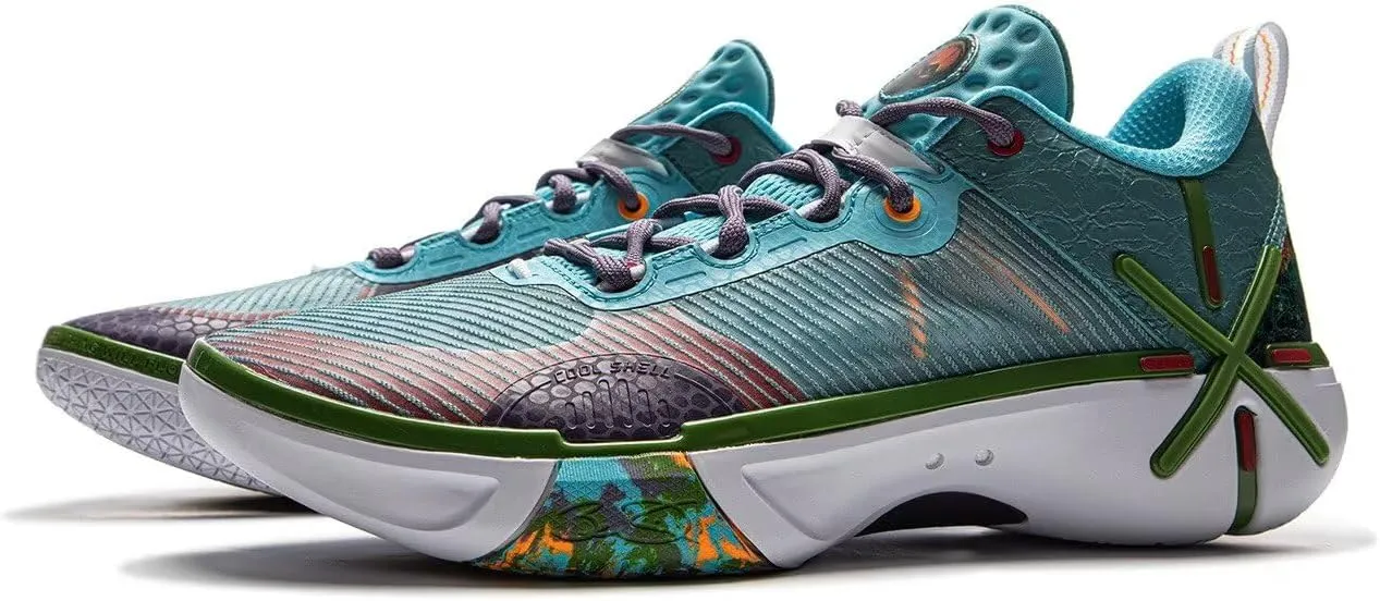 LI-NING Wade Shadow 6 & 6V2 Series Men's Lightweight Breathable Anti Slip and Rebound Professional Basketball Game Shoes ABPU029 ABPV021