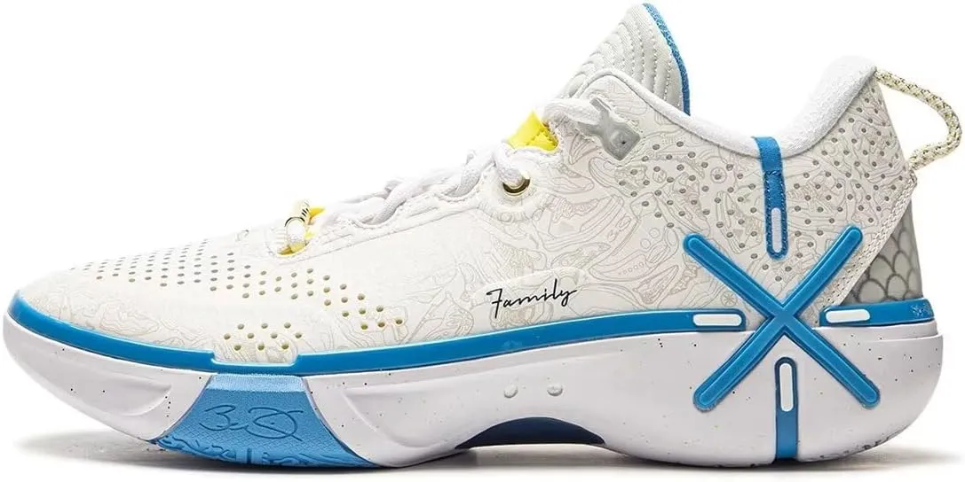 LI-NING Wade Shadow 6 & 6V2 Series Men's Lightweight Breathable Anti Slip and Rebound Professional Basketball Game Shoes ABPU029 ABPV021