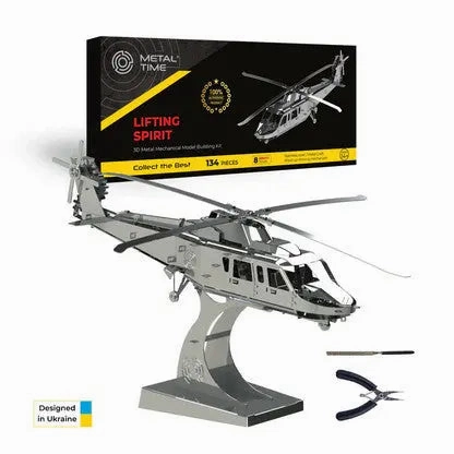Lifting Spirit Helicopter Metal Model