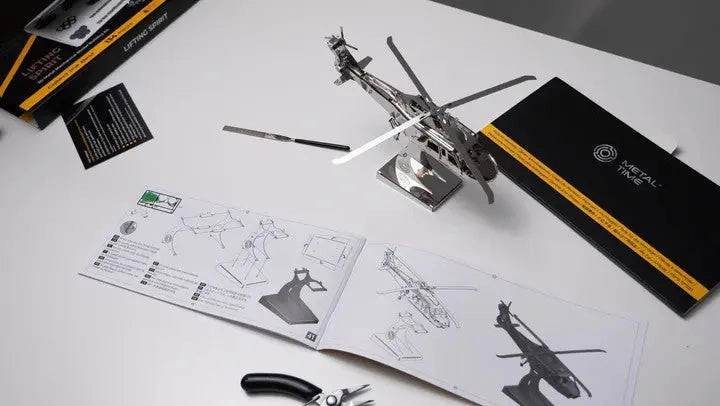 Lifting Spirit Helicopter Metal Model
